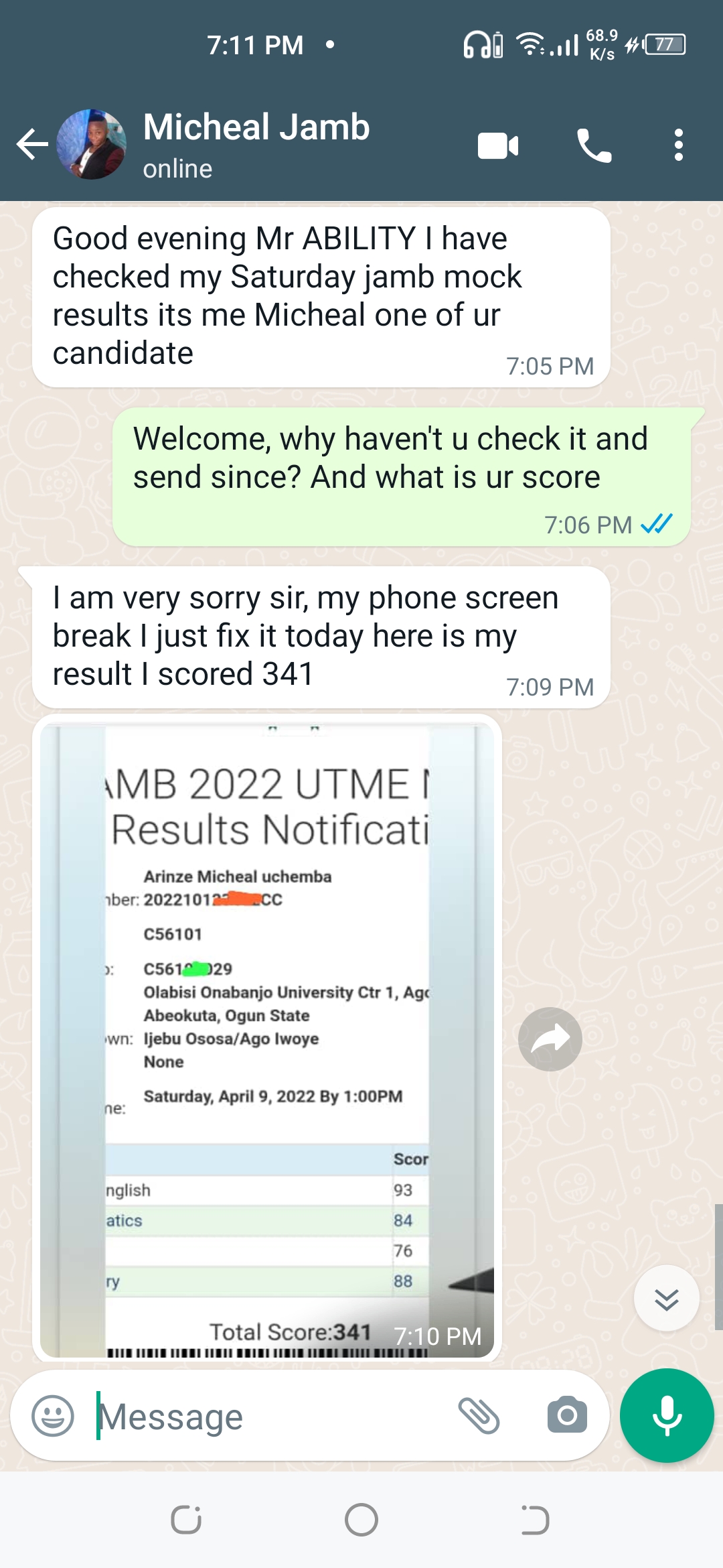 JAMB 2025 Mock Exam